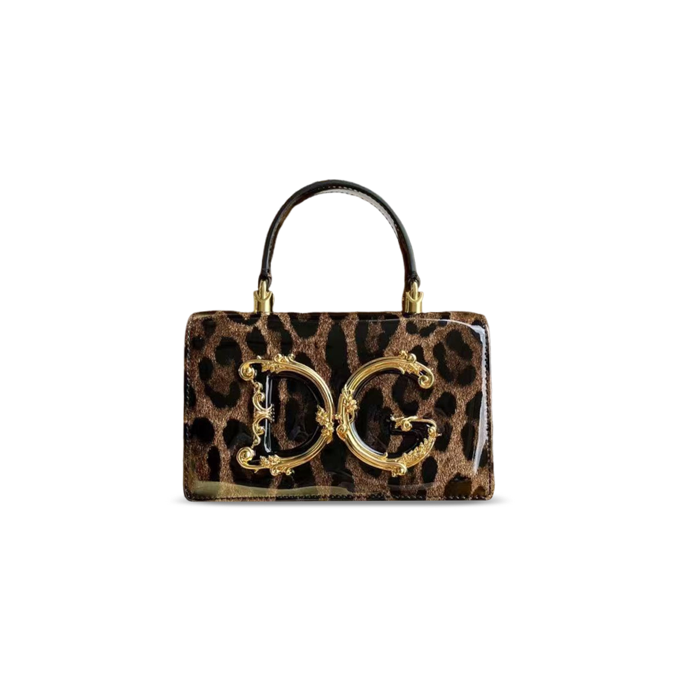 DOLCE GABBANA LEATHER SHOULDER BAG (18*10*5cm)